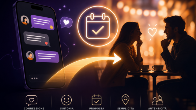 Come passare dalla chat a un appuntamento senza creare pressione: guida pratica per il primo incontro